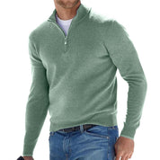 Owen Fletcher | Quarter-Zip Knit Sweater For Men