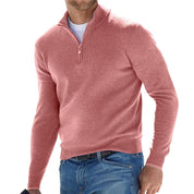 Owen Fletcher | Quarter-Zip Knit Sweater For Men