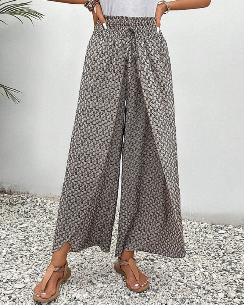Bridie Cavanagh | Linen Wide-Leg Trousers For Women