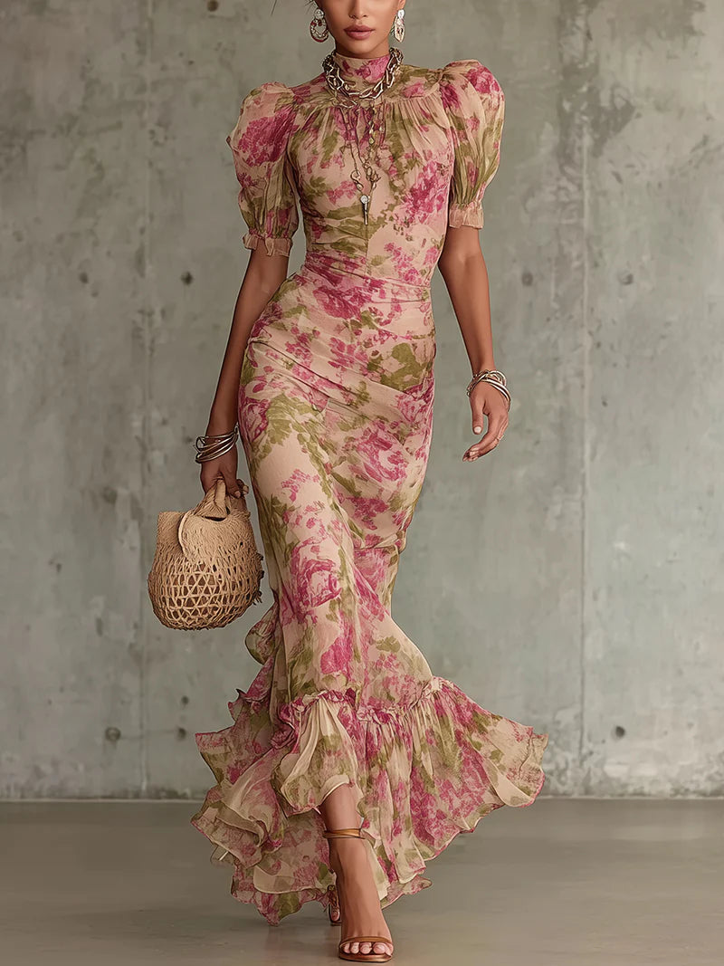 Charlotte Reynolds | Floral Mermaid Maxi Dress For Women