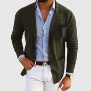 Theo Laurent | Smart Casual Knit Blazer For Men