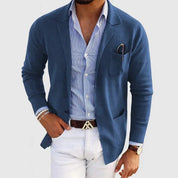 Theo Laurent | Smart Casual Knit Blazer For Men