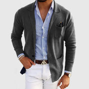 Theo Laurent | Smart Casual Knit Blazer For Men