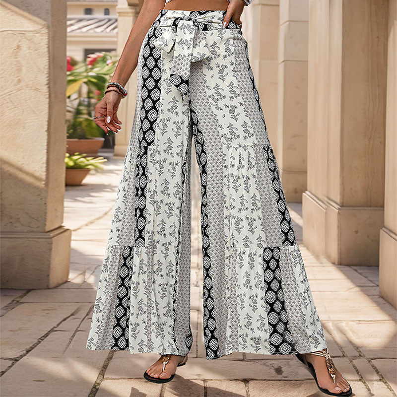 Mackenzie Rowley | Tie-Waist Wide-Leg Pants For Women