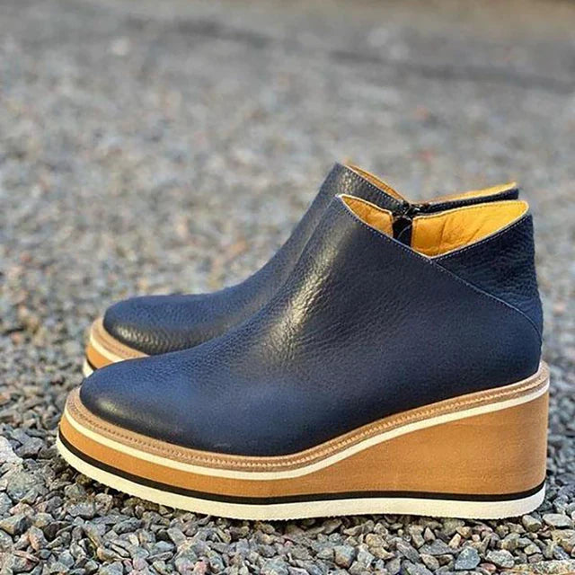Camille Dubois | Elevated Platform Ankle Boots with Everyday Comfort For Women