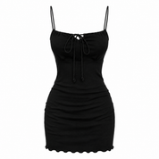 Brooke Fenwick | Front Tie Bandage Mini Dress For Women