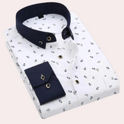 Finn Radcliffe | Tropical Print Cotton Shirt For Men