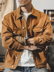 Ethan Romano | Vintage Utility Jacket For Men