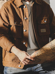 Ethan Romano | Vintage Utility Jacket For Men