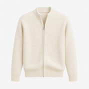 Matteo Bellini | Ribbed Zip Cardigan with Refined Comfort For Men