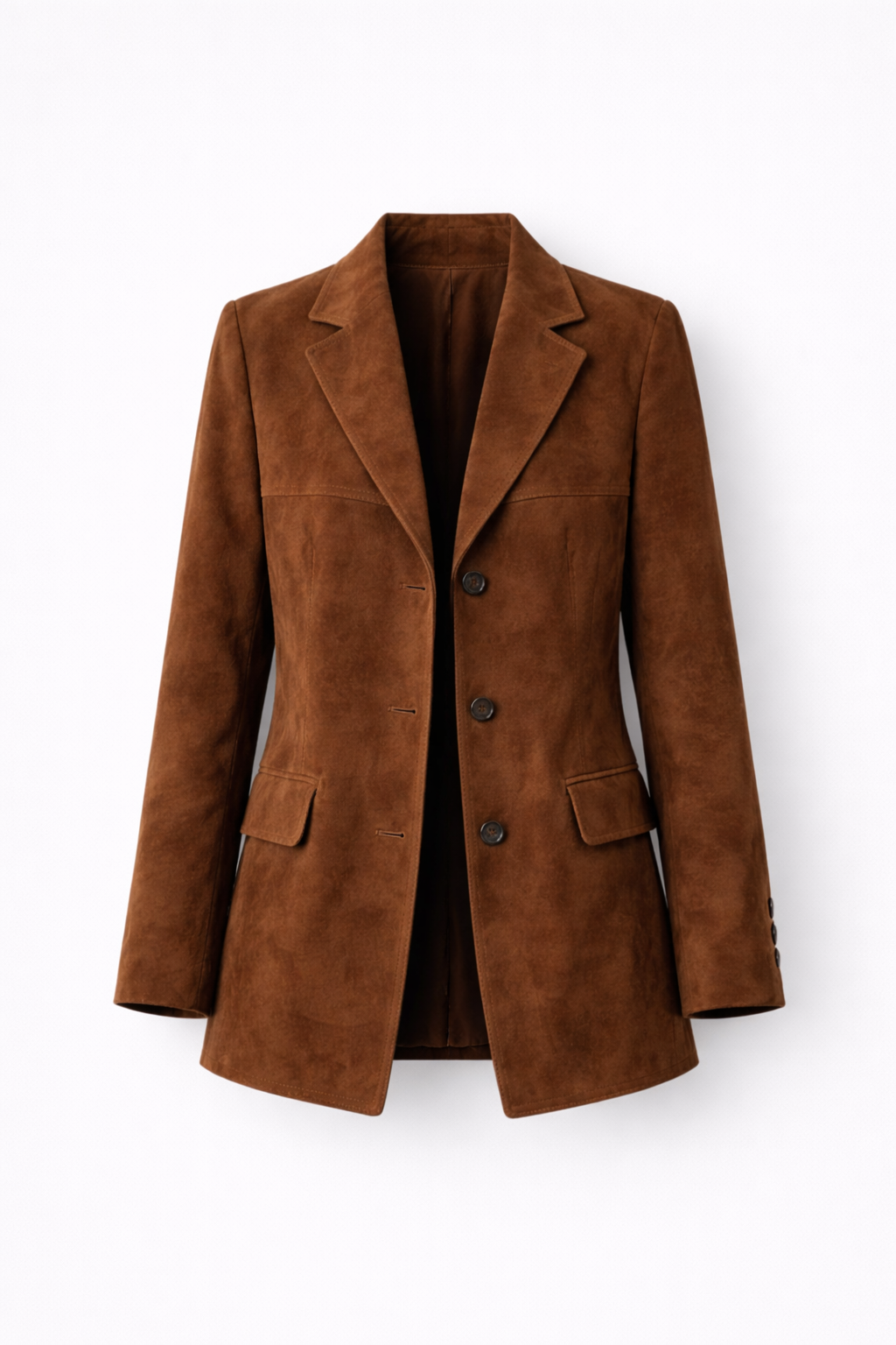 Elena Moretti | Premium Suede Blazer For Women