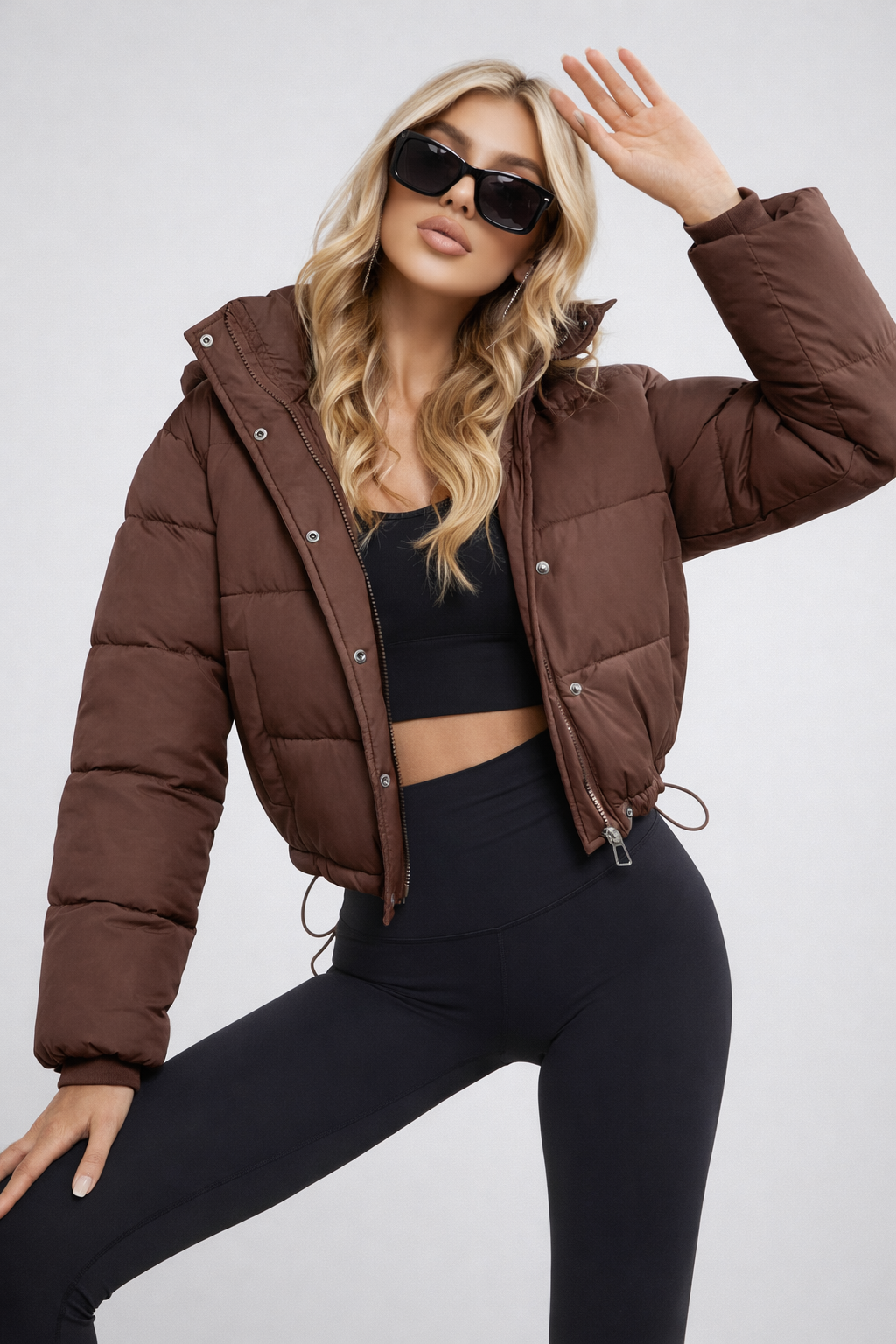 Valentina Moreau | Cropped Puffer Jacket For Women