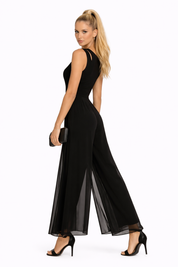 Isabella Laurent | Elegant Wide Leg Jumpsuit For Women