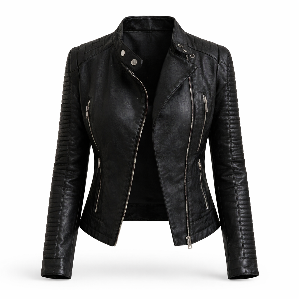 Sophie Laurent | Classic Leather Jacket For Women