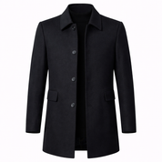 Oliver Beaumont | Classic Wool Overcoat For Men