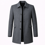 Oliver Beaumont | Classic Wool Overcoat For Men