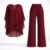 Giovanna Ricci | Elegant Layered Two-Piece Set For Women