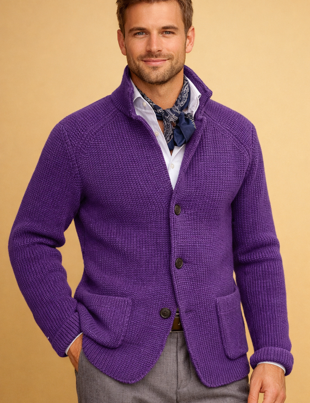 Matteo Ricci | Luxury Knit Cardigan For Men