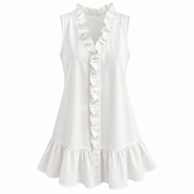 Chloe Redgrave | Ruffle Trim Summer Dress For Women