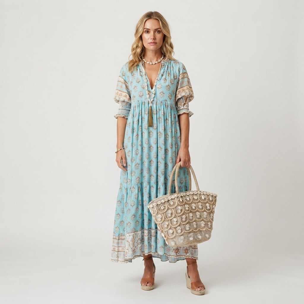 ClaireBishopChicFloralV-NeckMidiDressForWomen-itemodel.jpg