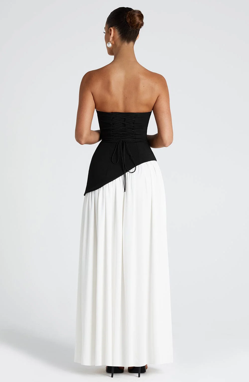 Elena Bellucci | Strapless Split Evening Maxi Dress For Women