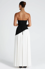 Elena Bellucci | Strapless Split Evening Maxi Dress For Women