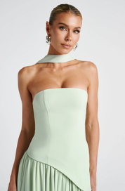 Elena Bellucci | Strapless Split Evening Maxi Dress For Women