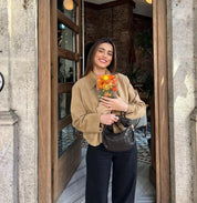 Camille Moreau | Cropped Suede Jacket For Women