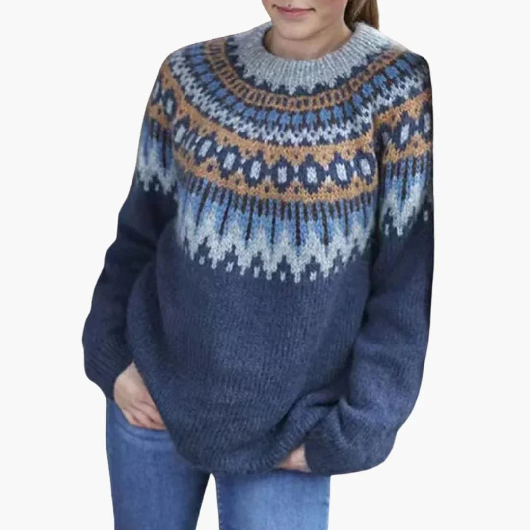 Aurora Sinclair | Nordic Knit Sweater For Women