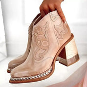 Valentina Rossi | Western Ankle Boots For Women