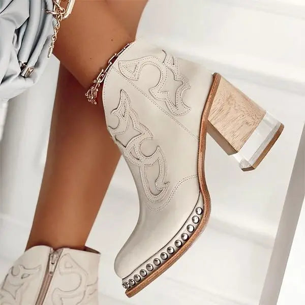 Valentina Rossi | Western Ankle Boots For Women