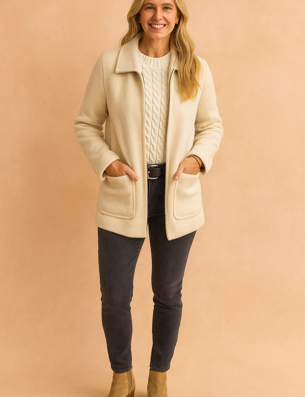 Sophie Bennett | Luxury Zip Jacket For Women