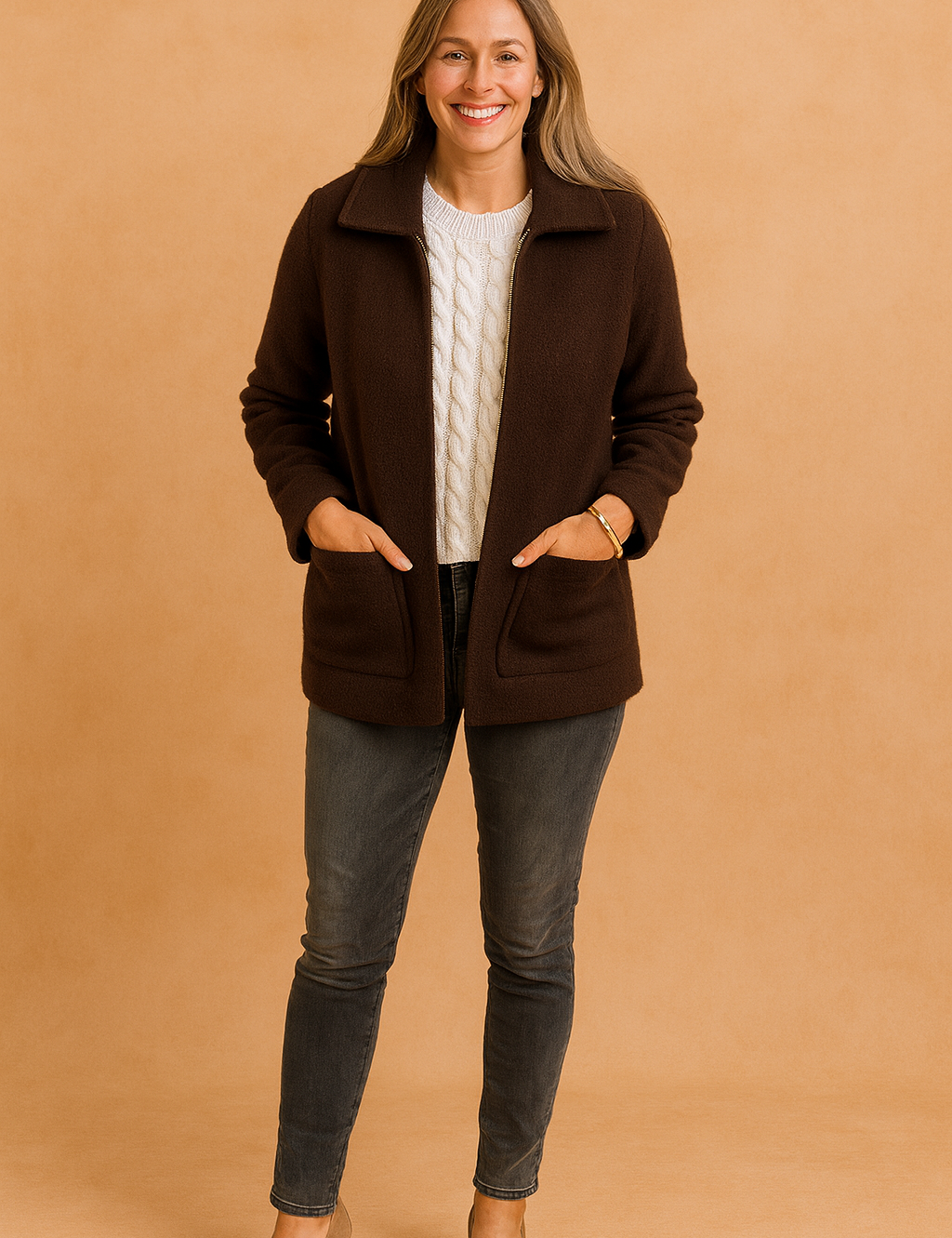 Sophie Bennett | Luxury Zip Jacket For Women