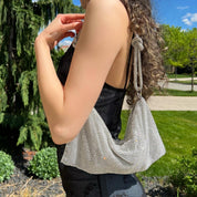 Olivia Turner | Crystal Rhinestone Hobo Bag For Women