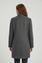 Charlotte Davies | Wool-Blend Tailored Overcoat For Women