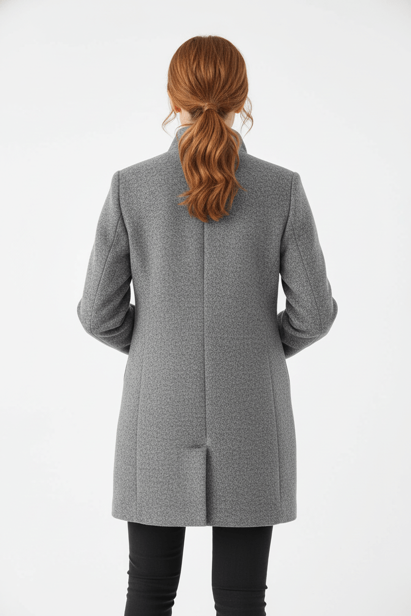 Charlotte Davies | Wool-Blend Tailored Overcoat For Women