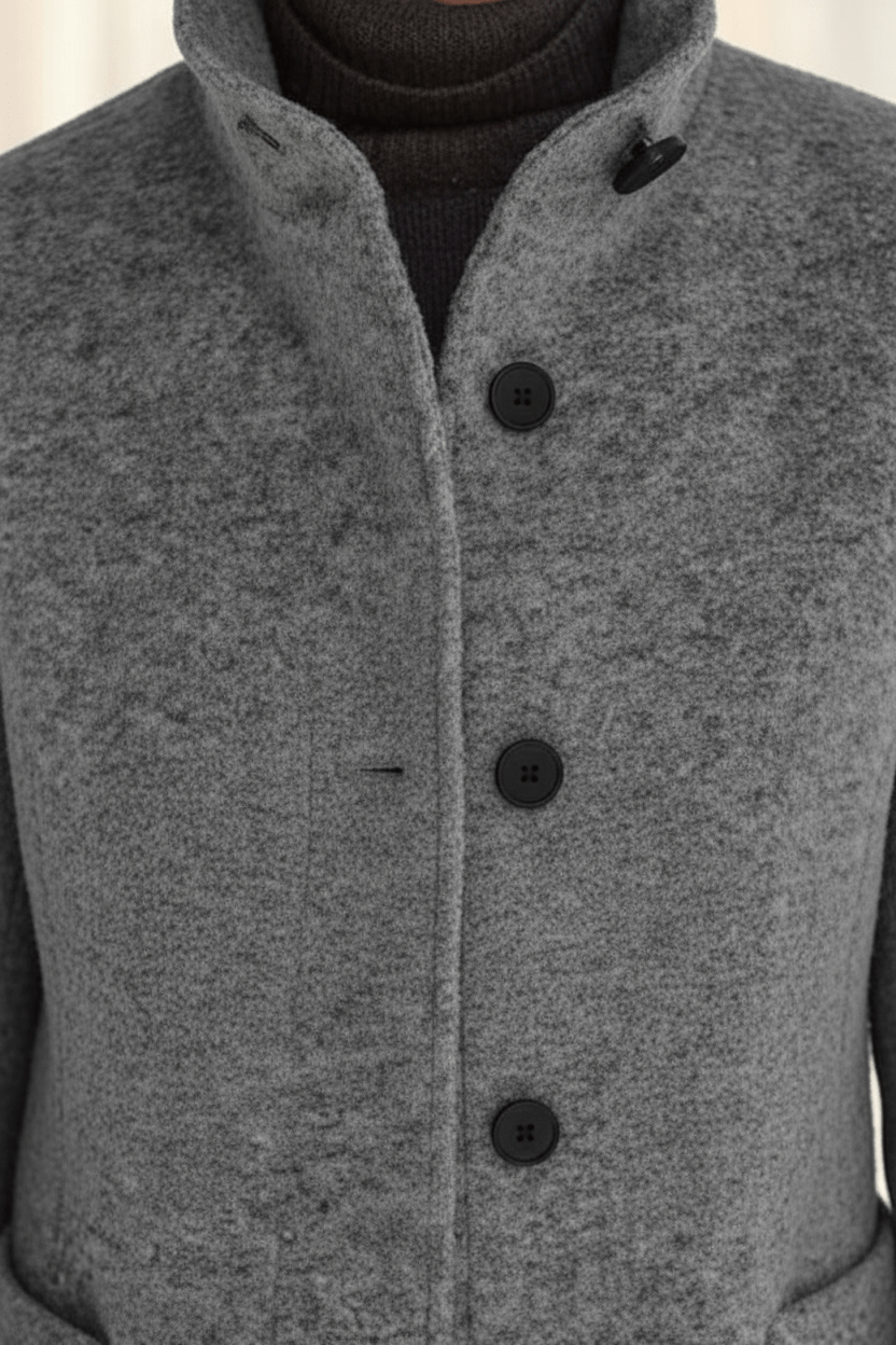 Charlotte Davies | Wool-Blend Tailored Overcoat For Women