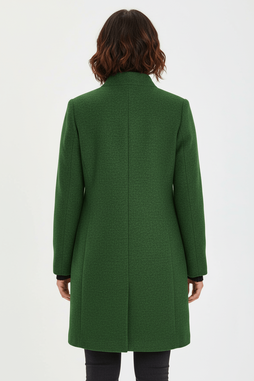 Charlotte Davies | Wool-Blend Tailored Overcoat For Women