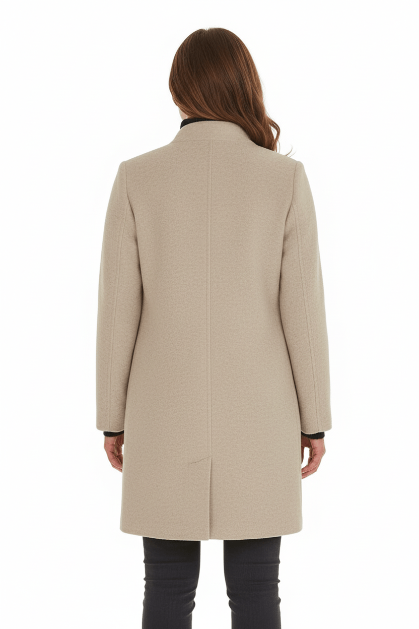 Charlotte Davies | Wool-Blend Tailored Overcoat For Women