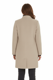 Charlotte Davies | Wool-Blend Tailored Overcoat For Women