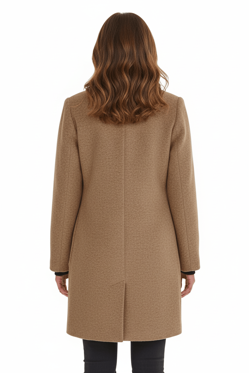 Charlotte Davies | Wool-Blend Tailored Overcoat For Women