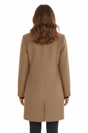 Charlotte Davies | Wool-Blend Tailored Overcoat For Women