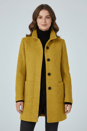 Charlotte Davies | Wool-Blend Tailored Overcoat For Women