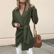 Diana Moretti | Wrap Tie Waist Sweater For Women