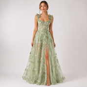Elise Campbell | Floral Formal Maxi Dress For Women