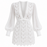 Ella Fairbanks | Lace V-Neck Summer Dress For Women
