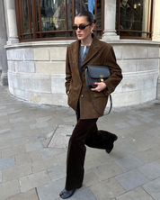 Elena Moretti | Premium Suede Blazer For Women