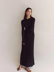Amelia Fairfax | Ribbed Knit Maxi Dress For Women