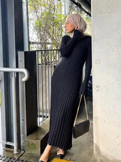 Amelia Fairfax | Ribbed Knit Maxi Dress For Women