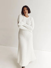 Amelia Fairfax | Ribbed Knit Maxi Dress For Women